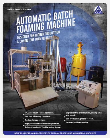 Automatic Batch Foam Machine