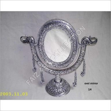 Silver Antique Table Mirror
