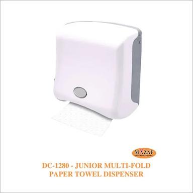 White Junior M-Fold Paper Towel Dispenser