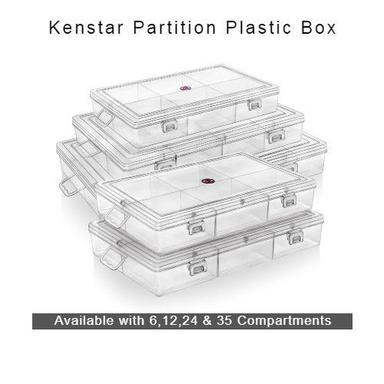 Rectangle Partition Plastic Box Microwave Safe