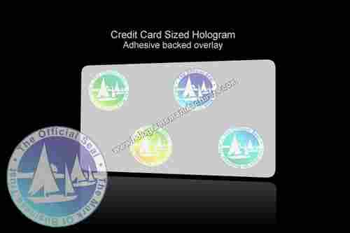 Holographic Pvc Card Overlay