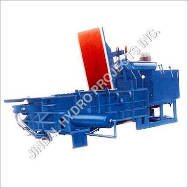 Blue Hydraulic Baling Press Machine