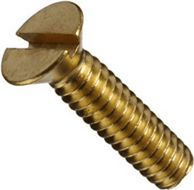 Golden Brass Machine Screws Fastners