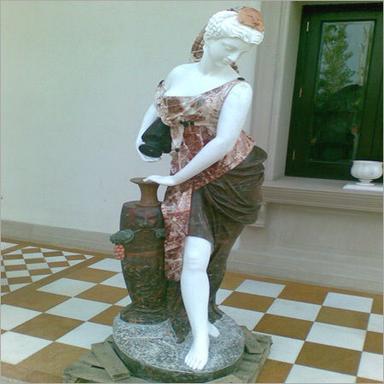 Folk Art Italion Marble Statues