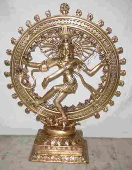 Brass Nataraj Dancing Shiva Statue