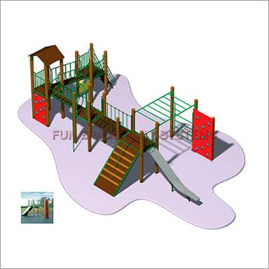 Artifical Grass And Foam Base Playground Multiplay Systems