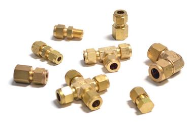 Golden Brass Compression Fittings