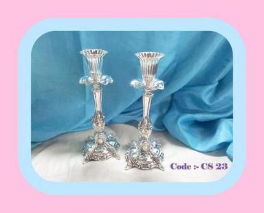 Polishing Silver Plated Candle Holder