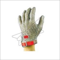 Silver Metal Mesh Gloves