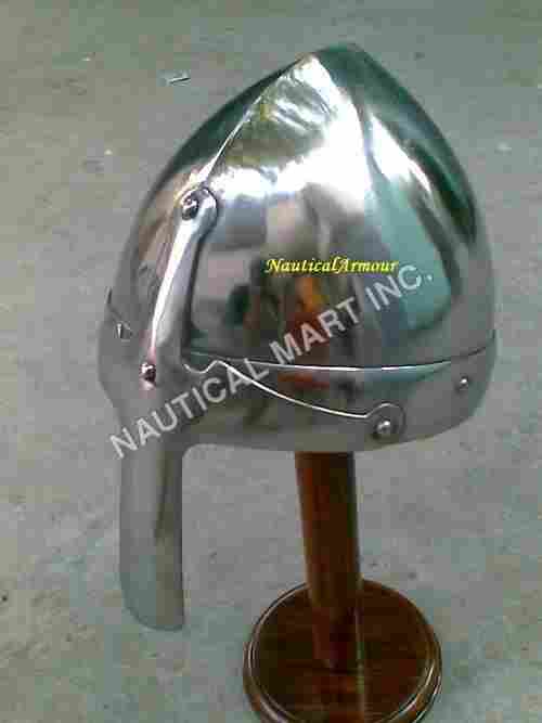 Stainless steel Norman Helmet