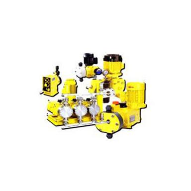 Yellow Chemical Metering Pumps