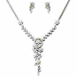 Designer Diamond Necklace Set