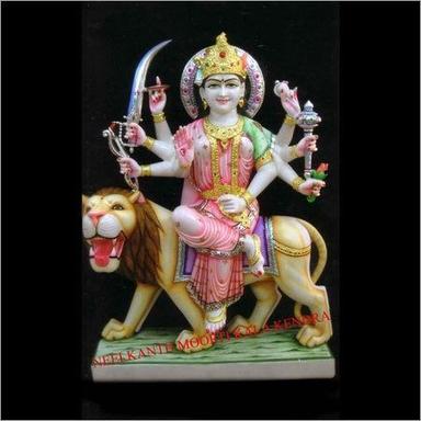 Easy To Install Marble Durga Maa Statue