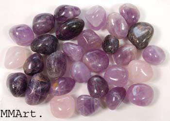 Amethyst Crystal And Crystalian Quartz Polished Pebbles And Gravels Stone Chips Amethyst Minecraft Solid Surface