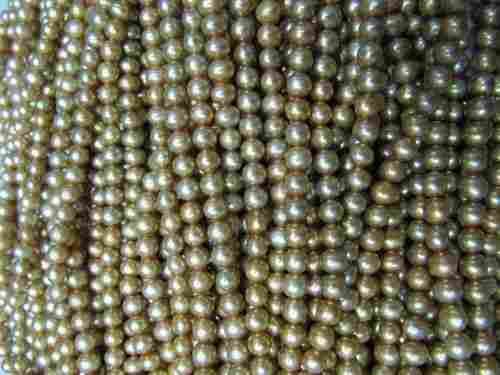 Golden Pearl Beads