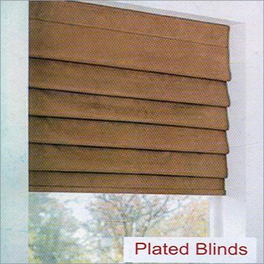 Brown Pleated Blinds