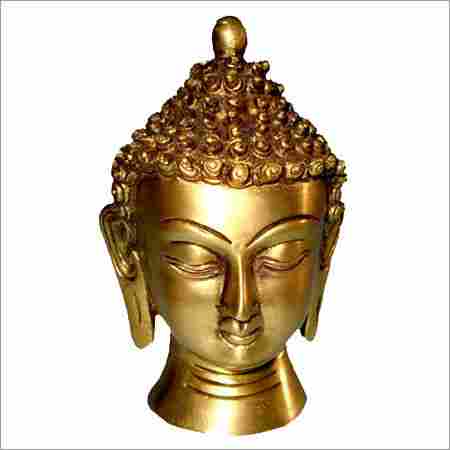 Carved Buddha Head Statues