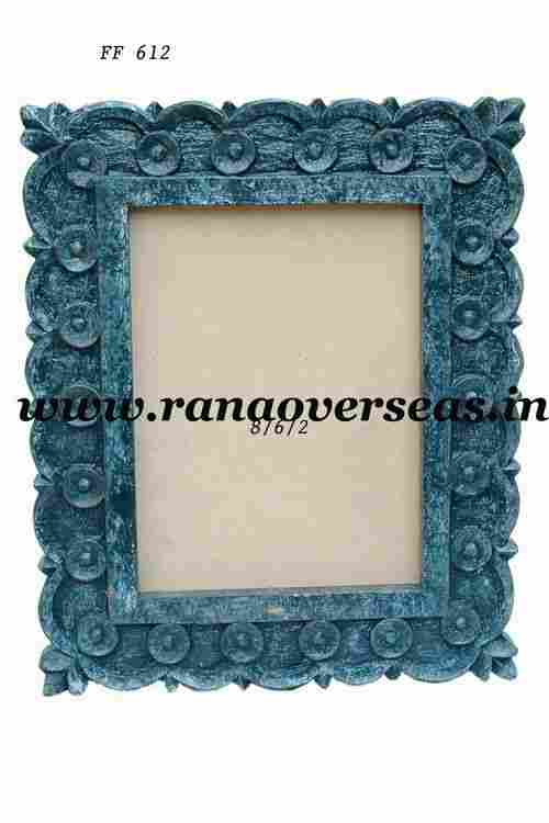 Wooden Photo Frame in Blue Finish