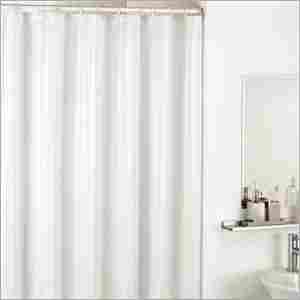 Plain White Shower Curtain