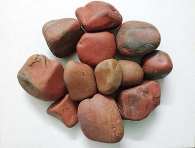 Natural Red Jasper Rock Pebble Stone For Garden Decor Solid Surface