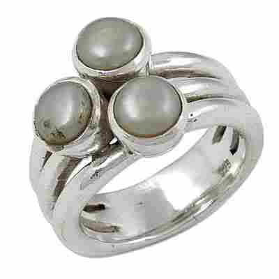 Pearl Gemstone Ring Jewellery
