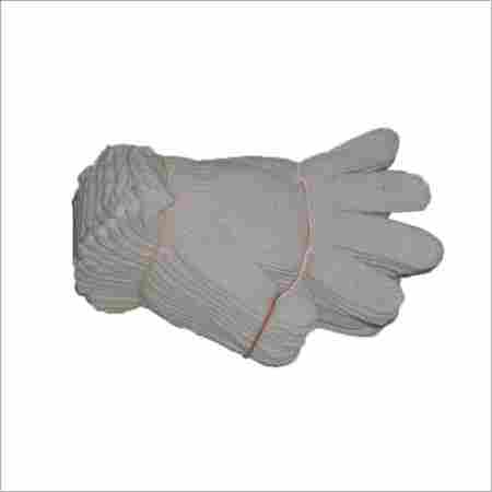 Off White Knitted Hand Gloves