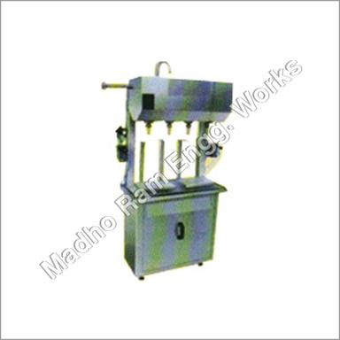 Green And Blue Linear Semi Automatic Gravity Filler