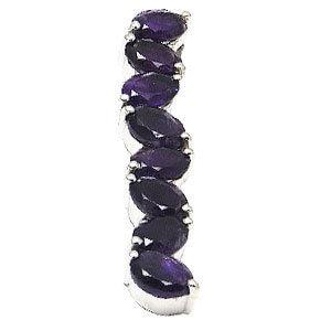 Party Latest Design 2013 Pendant Long Silver Pendant African Amethyst Pendants