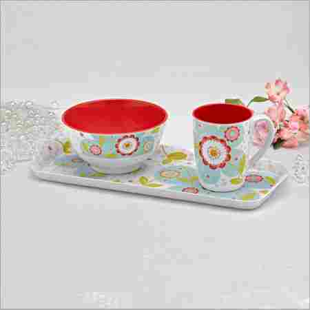 Floral Print Tea Set