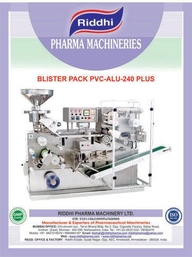 Automatic Blister Packing Machine 150 240 Pvc Alu Alu Alu