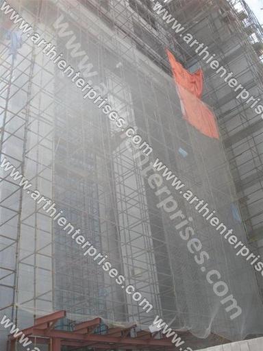 Scaffolding Net For Glass Protection Application: Construction