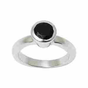 Pure silver ring for men, 925 silver ring with black stone, silver 925 new model ring