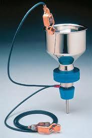 Silver And Blue Stainless Steel Filter Holder