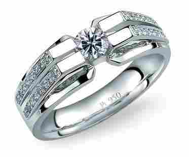 Platinum Designer Ring