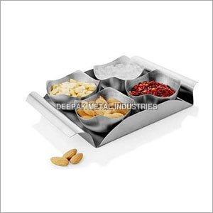 Silver Stainless Steel Snack Bowls