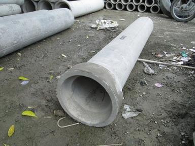 Gray And White Perforated Rcc Pipes