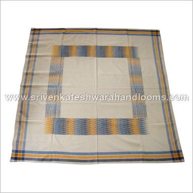 Cotton Handloom Woven Warp And Weft Bed Spread