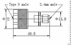 N(m)-2.4mm(m) Adaptor1