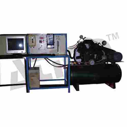 Two Stage Twin Cylinder Air Compressor Test Rig