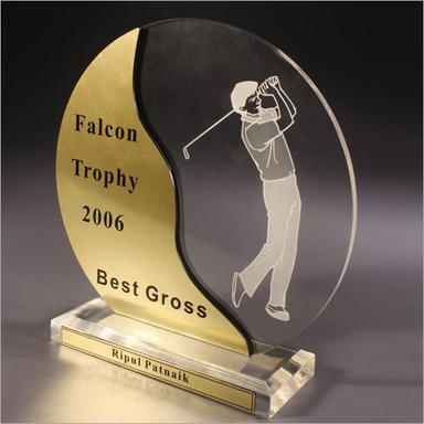 Round Acrylic Shield Award Trophy