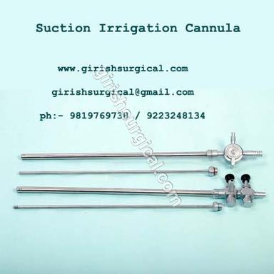 Steel Suction Irrigation Cannula