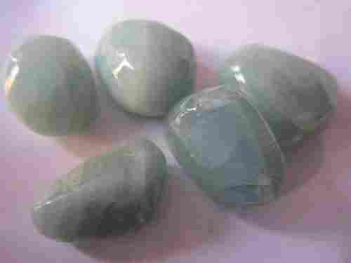Aquamarine Plain Nuggets Beads Gemstone 