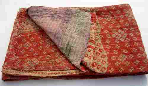 RED Kantha Quilts
