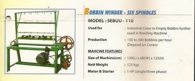 Bobbin Winder- Six spindles