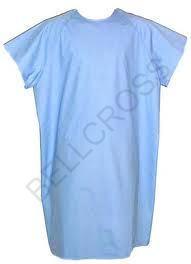 Blue Hospital Gown
