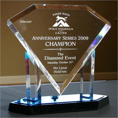 Colorful Diamond Stand  Trophy