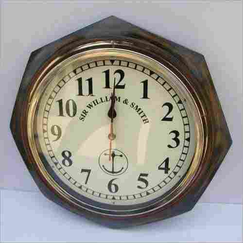  BEAUTIFUL WOODEN PATTERN HOME DECOR CLOCK HANGING STYLE