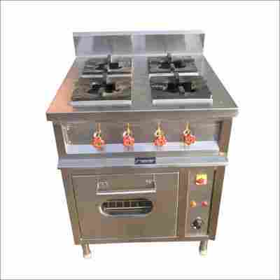 4 Burner Commercial Cooking Range
