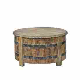 Vintage Barrel Coffee Table