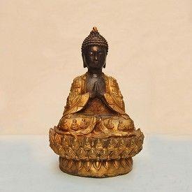Copper Sitting Buddha